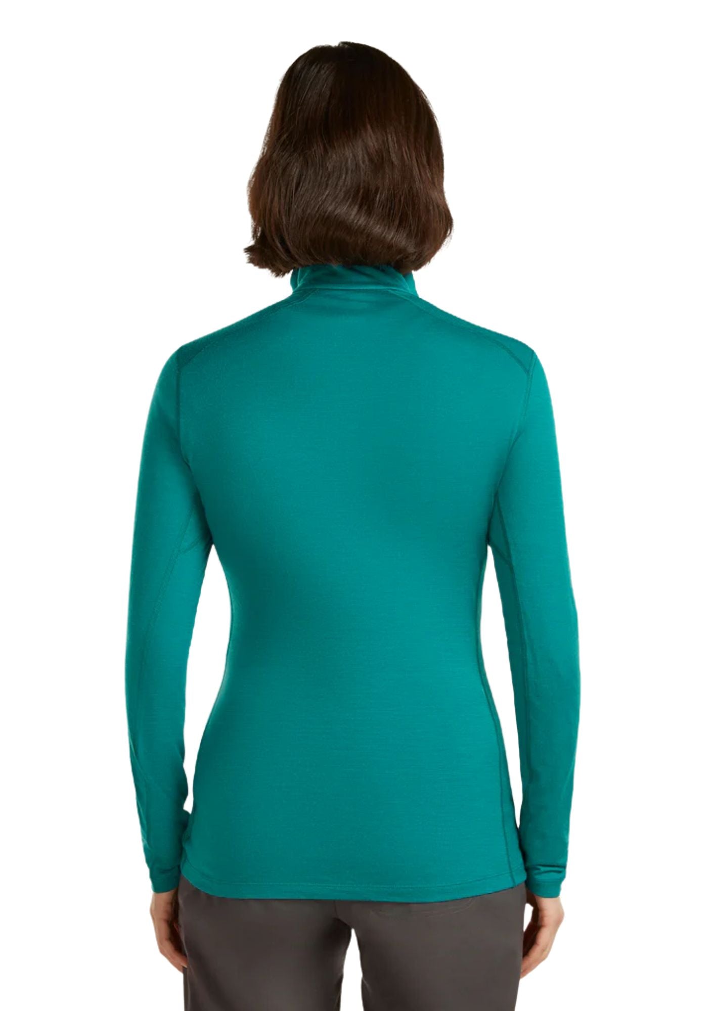 Camiseta térmica de merino con media cremallera Oasis 200 para mujer