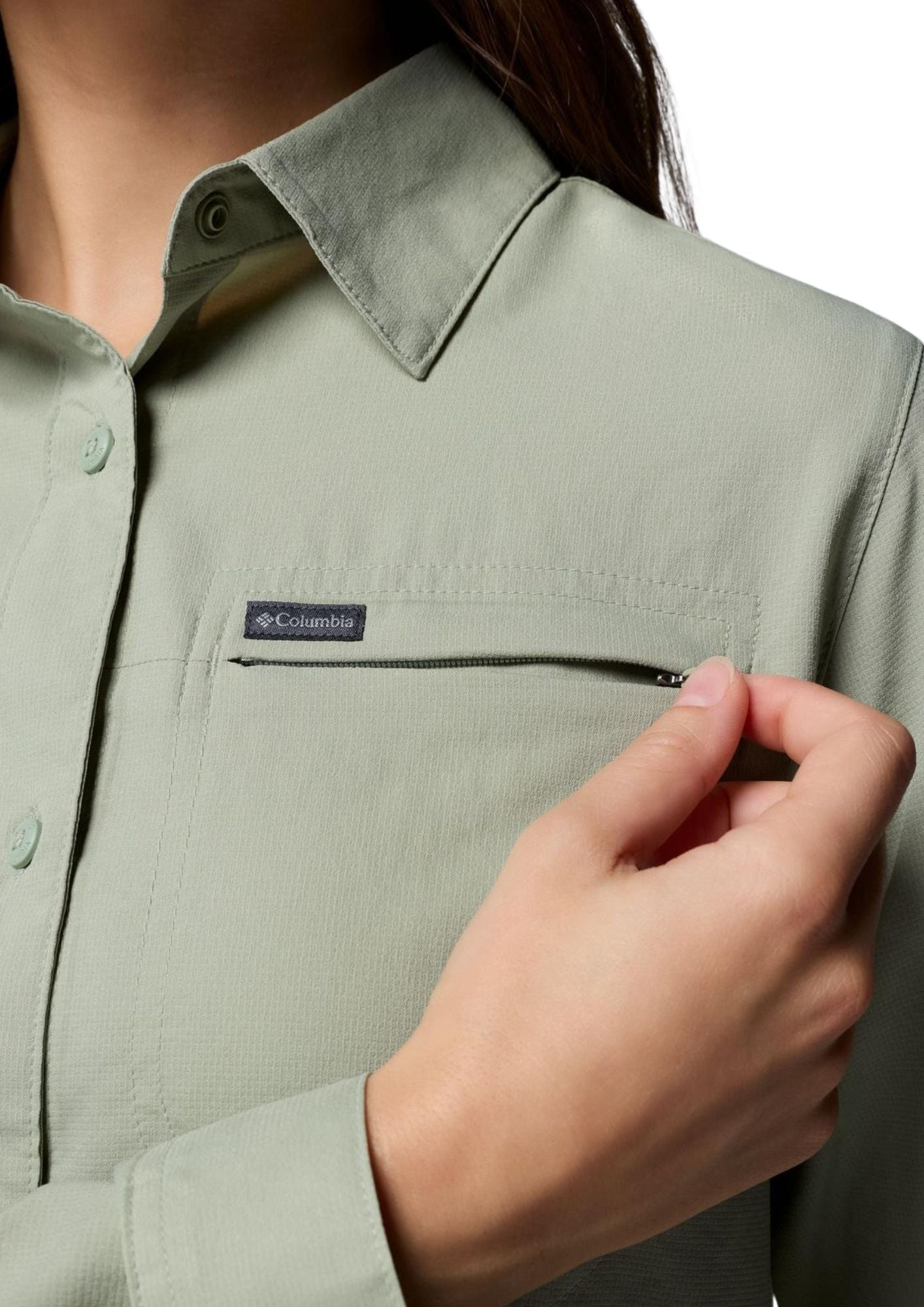 Camisa técnica de manga larga para exteriores con protección UV Silver Ridge Utility II