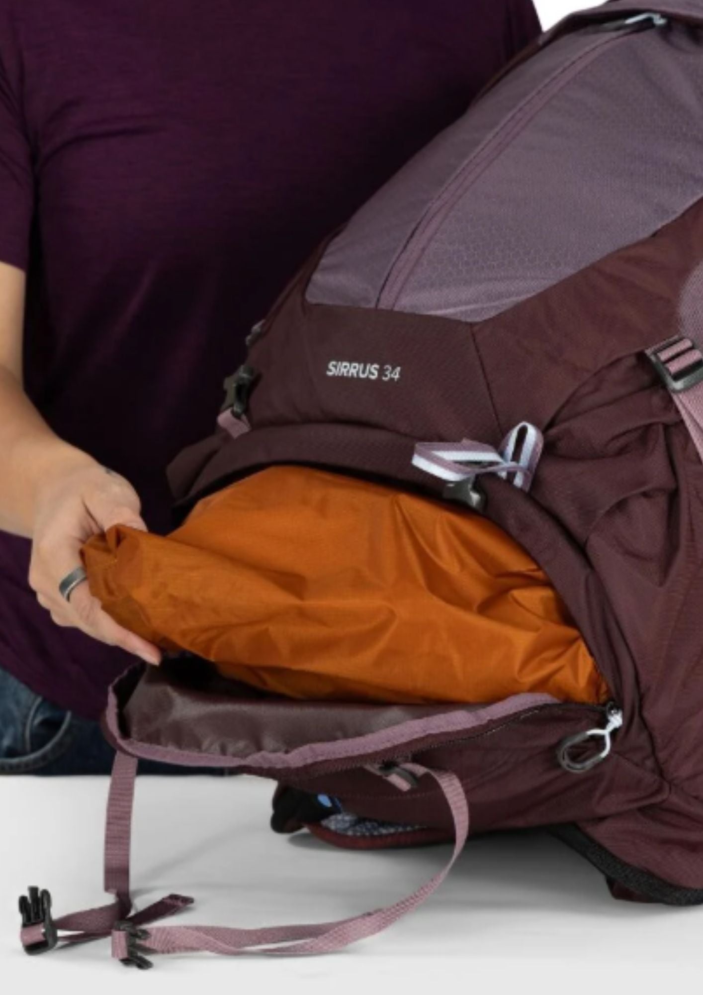 Mochila de senderismo para mujer 34L - SIRRUS 34