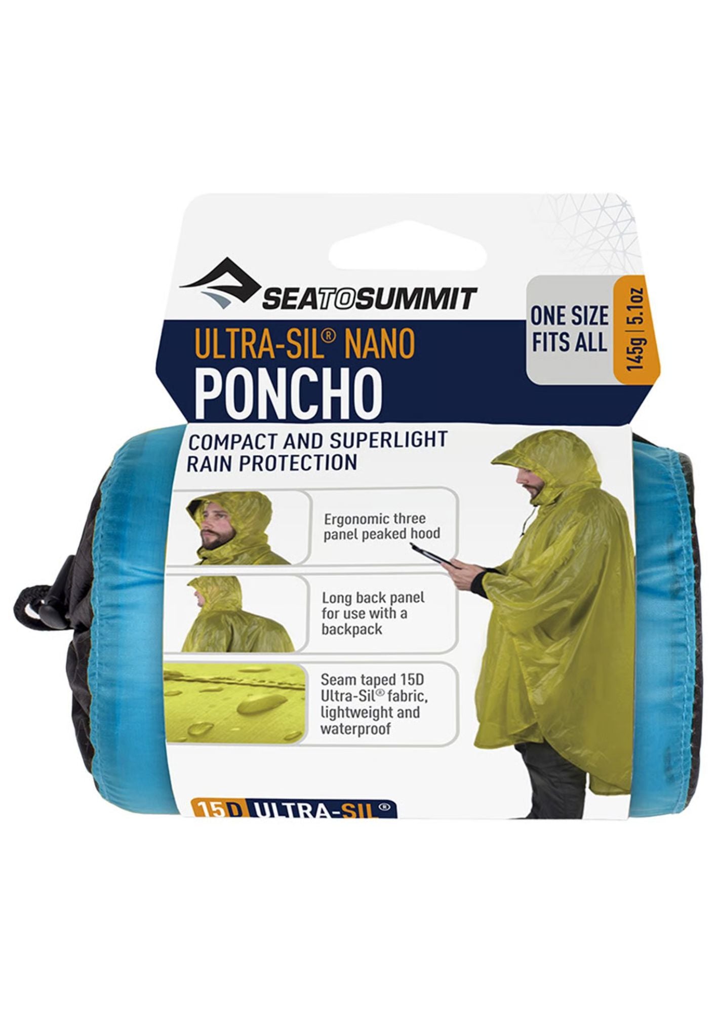 Poncho ultra léger - 15D ultra-sil
