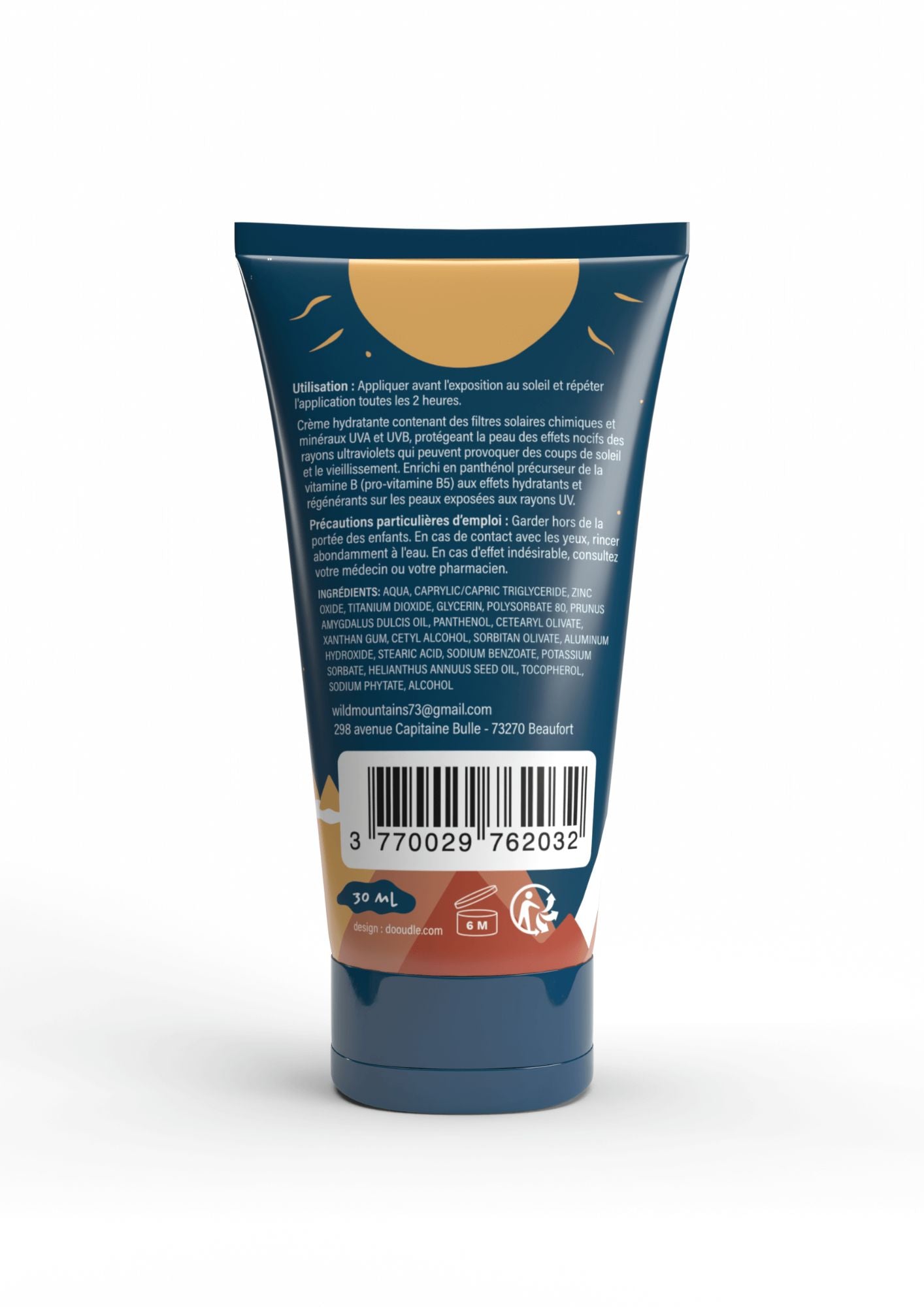 Protector solar UV 50+ - Hidratante
