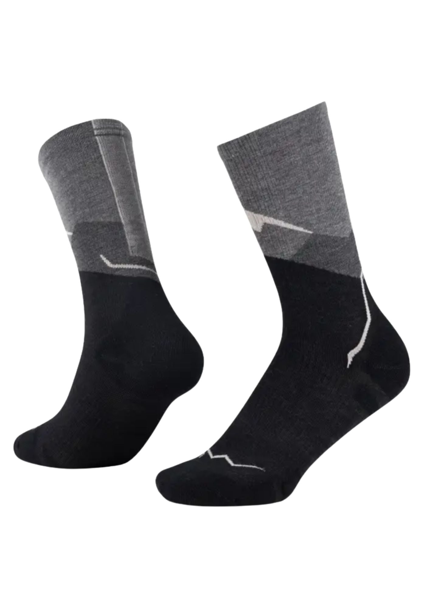 Calcetines de senderismo de lana merino de media caña