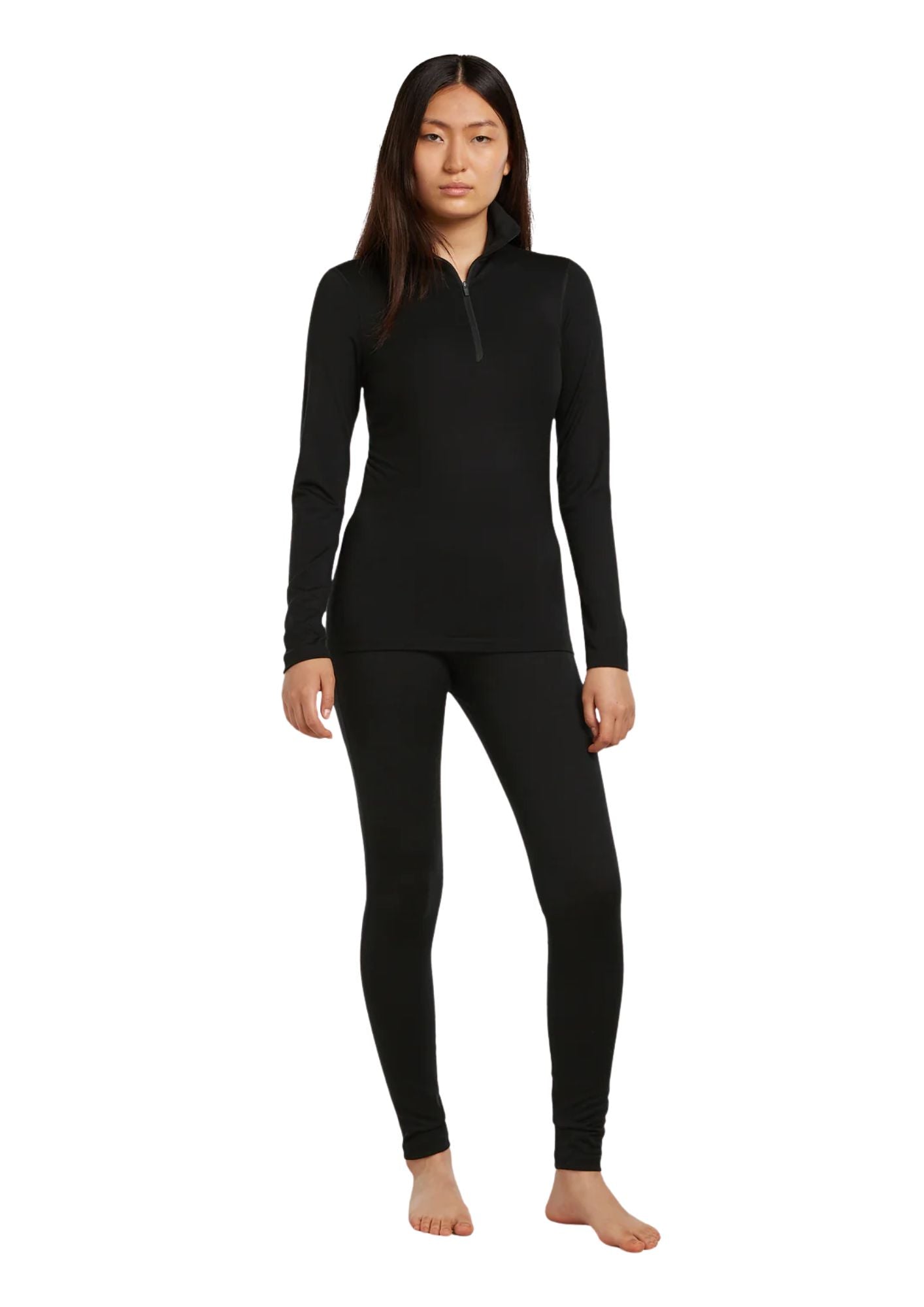Haut thermique mérinos demi-zip 200 Oasis FEMME