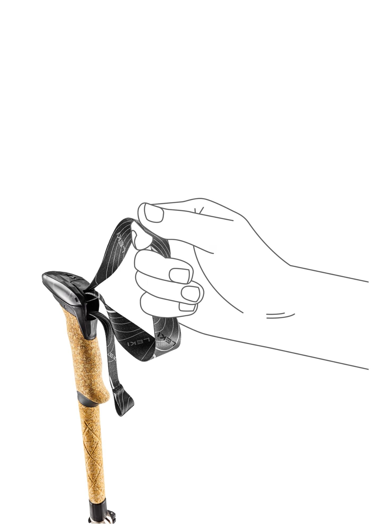 Bâtons de randonnées à câble rétractable Makalu FX Carbon