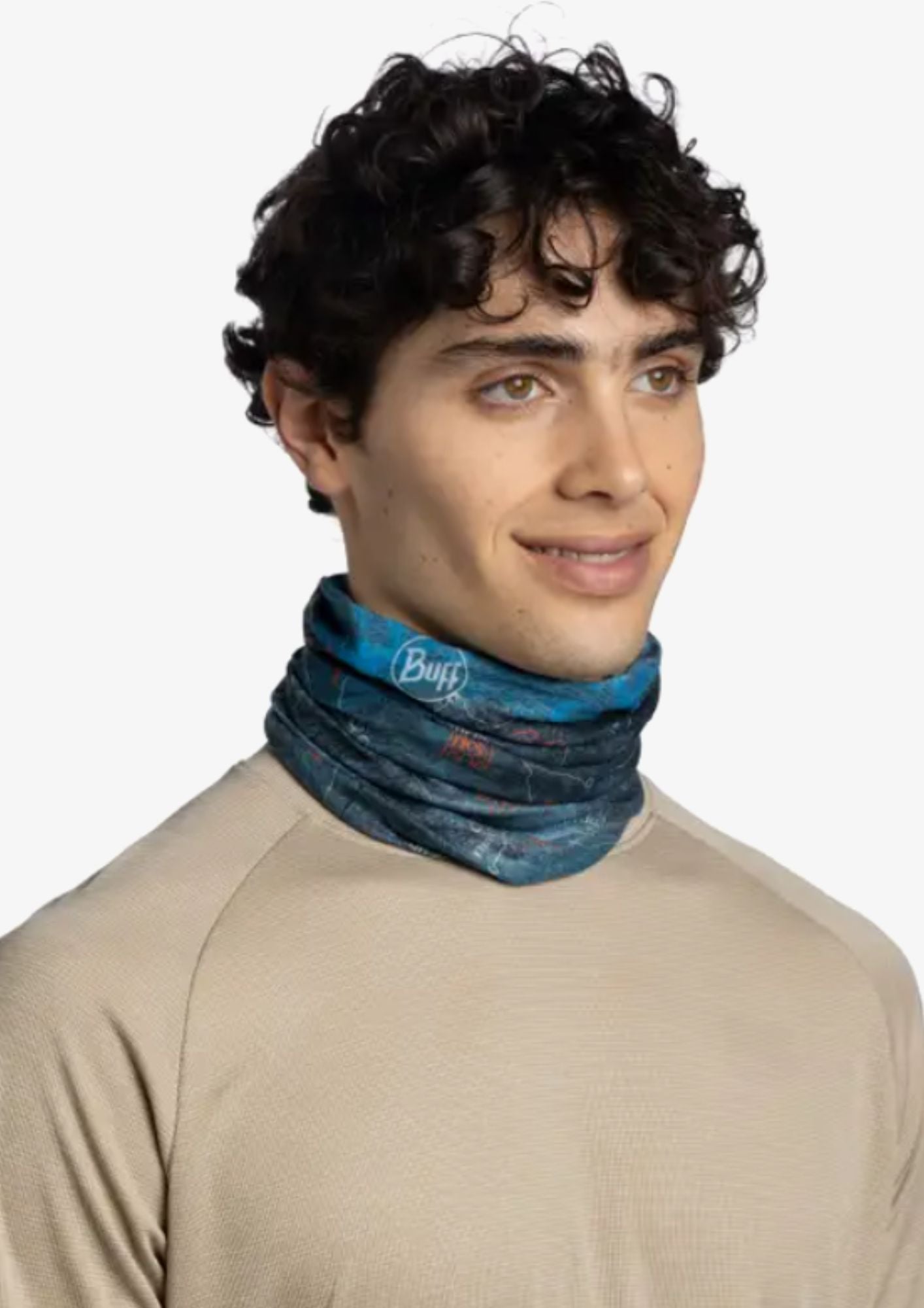 Tour de cou UV 50 + CoolNet UV® Camino de Santiago - Peninsula Denim