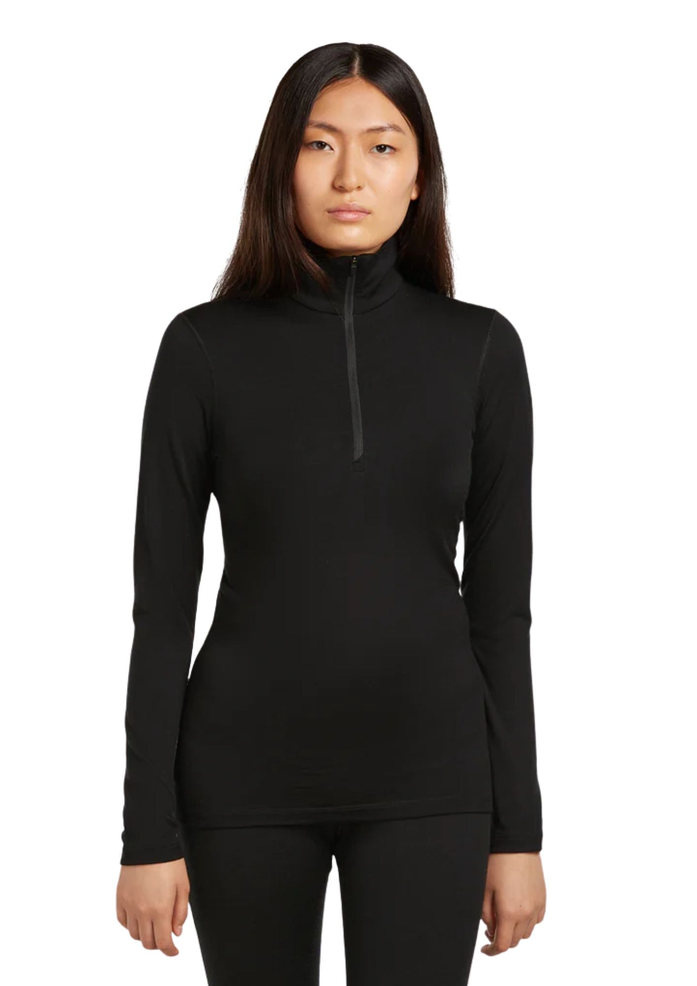Haut thermique mérinos demi-zip 200 Oasis FEMME